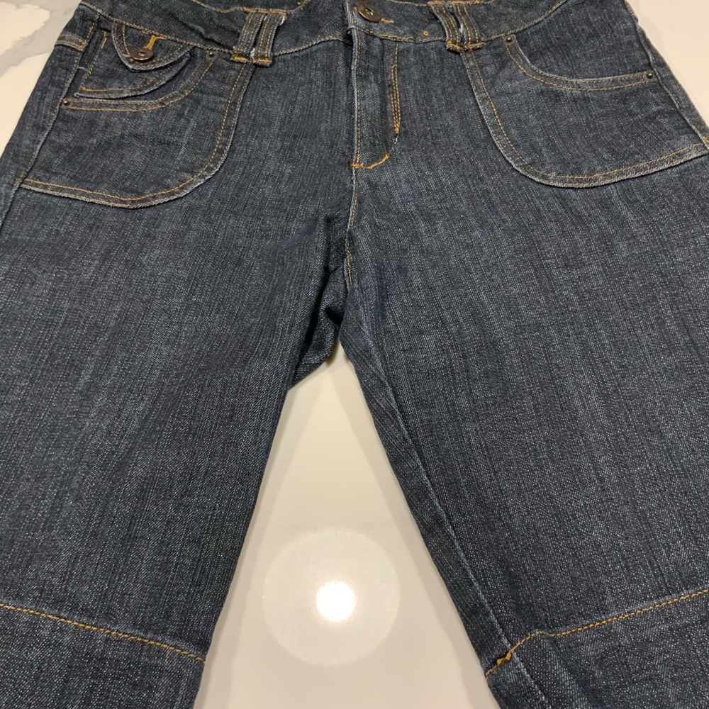 Crop Jean Shorts